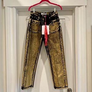 MSGM painted jeans